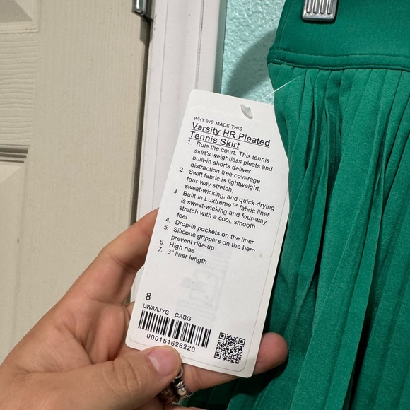 Lululemon Varsity HR Pleated Tennis Skirt NWT - Picture 4 of 4